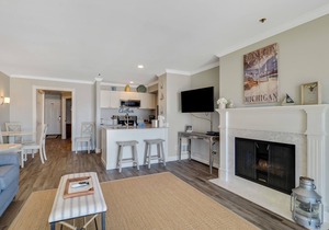 Direct Lake Charlevoix Access | First Floor Beach Retreat | Private Patio |