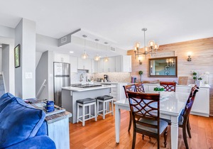 Elegant ocean-view townhome with beach access & pool - perfect location