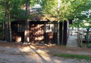 Enchanting lakeside cabin on Little Saint Germain with amazing views and sandy b