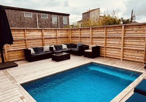 Fire Island beach house with Heated Pool & Bocce Court