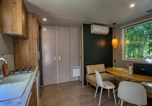Flower Camping Le Tiradou * - Mobil-Home Standard Hergo 30m2 (2 bedrooms) + 2 bathrooms + Terrace 9m2 4 people