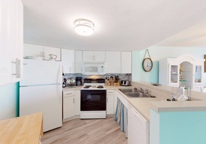 Fourth-floor side condo at oceanfront resort with pools, hot tub & beach access