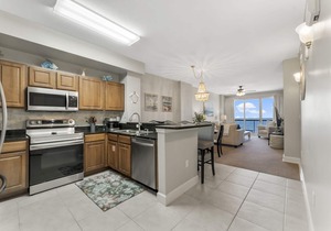 Freshly updated, fully loaded, w/amazing gulf views from the LR & Master bdrm. Beach service included!