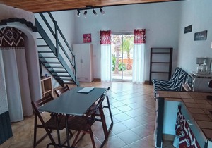 Gitelacapelle with 2 swimming pool bedrooms, 10mm from wild beaches, tropical setting .