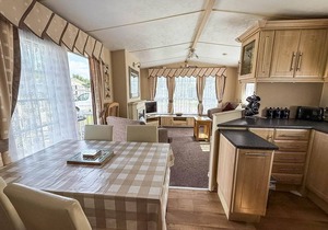 Great 6 berth caravan for hire at Cherry Tree Holiday Park in Norfolk ref 70801C