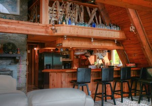 High in Helen, A frame House and Cabin