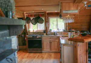 High in Helen, A frame House and Cabin