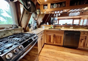 High in Helen, A frame House and Cabin
