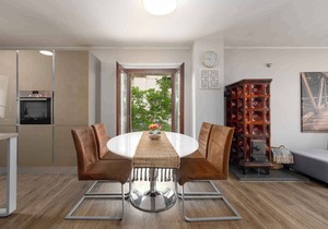 Holiday home with garden and barbecue