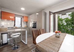 Holiday home with garden and barbecue