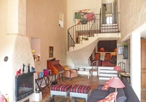 House with pool in the quiet village of Montouliers, 30 kms from the beaches