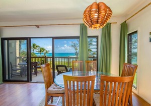 Kaha Lani Resort #224, 2BR Ocean Front 2nd Floor End Unit