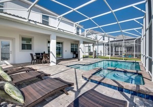Last Minute Disney Getaway! Private Pool, Hot Tub & Game Room. Book Now! #38612