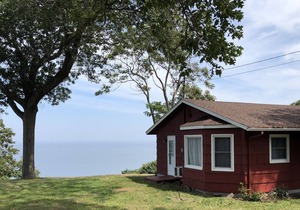 Lodge overlooking Long Island Sound