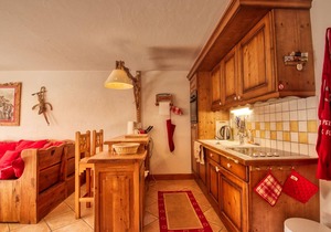 Lovely 3-bed apartment, mountain decor, ski-in/ski-out