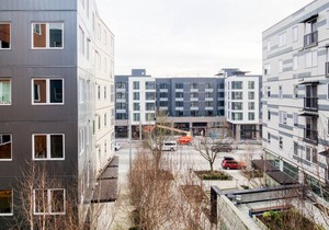 Luxe Ballard 1BR w/ Gym, BBQ & A+ Views, blocks to dining, by Blueground