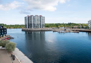 Luxe Teglholmen 2BR w/ Balcony, Courtyard & W/D, nr Harbor, by Blueground