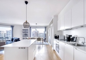 Luxe Teglholmen 2BR w/ Balcony, Courtyard & W/D, nr Harbor, by Blueground