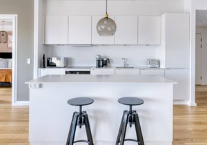Luxe Teglholmen 2BR w/ Balcony, Courtyard & W/D, nr Harbor, by Blueground