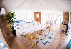 Luxury Glamping on 100+ Acres on the San Marcos River at Wahwahtaysee Resort