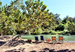Luxury Glamping on 100+ Acres on the San Marcos River at Wahwahtaysee Resort