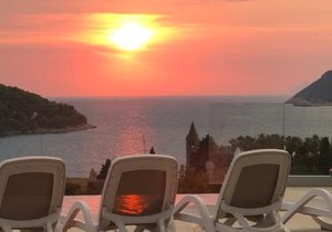 Magnificent new Villa Tofta on Lopud, Croatia. Sea views from the infinity pool