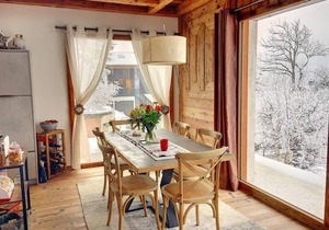 Maison de 3 chambres avec terrasse et wifi a Seez a 2 km des pistes