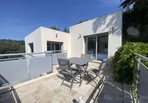 Maison vue mer proche plage, clim, calme, 4 pers, parking - Le Lavandou - FR-1-308-163