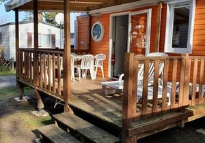 Mobile Home bois dormant