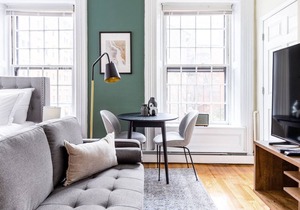 Mod Beacon Hill Studio w/ W/D, near MA State House, by Blueground