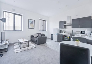 Modern 1BED Budget Apartment in Dudley