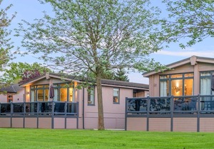 Modern and comfortable 2 bedroom caravan with one double and one twin.