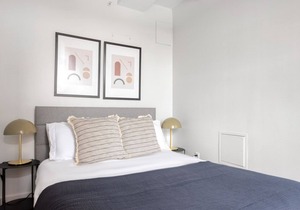 Modern Brookline 1BR w/ Gym, steps to Green Line, by Blueground