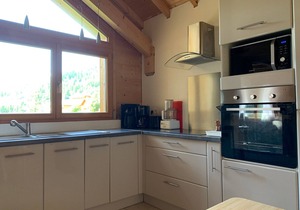 Modern chalet 4 bedrooms, 10 guests, south terrace, mountain view, near Pra Loup