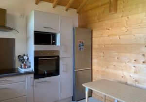Modern chalet 4 bedrooms, 10 guests, south terrace, mountain view, near Pra Loup