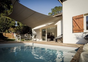 Modern comfortable villa with heated pool in 7 minutes from the beaches and 4 golf