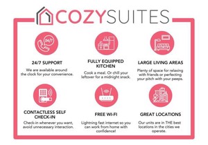 Modern Downtown Apartment 2BR 2BA by CozySuites
