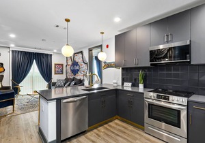 Muse | Rockstar downtown condo with private balcony, central AC & gym