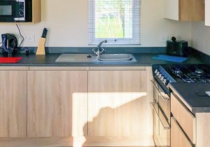 New for 2019. Contemporary caravan with one double and one twin.