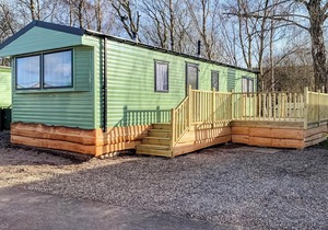 New for 2019. Contemporary caravan with one double and one twin.