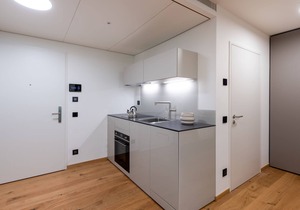New high tech apartment complex Modern, simple and stylish