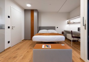 New high tech apartment complex Modern, simple and stylish