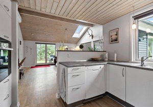Nice home in Ansager with sauna