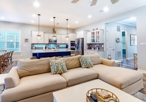 Ocean View beach club house with pool access, WiFi, private W/D, & central AC