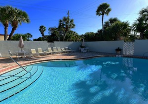 Ocean View Right on Beach 2br/2ba Steps to #1 Beach Directly on Siesta Key