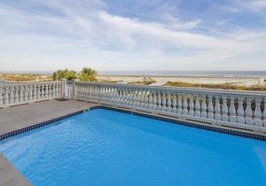 Oceanfront Home w/ Large Pool, Private Boardwalk, Elevator, & Pool Table