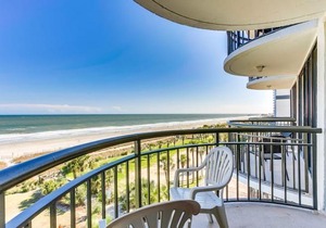 Oceanfront Private Balcony Condo at Meridian Plaza