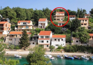 One bedroom apartment with terrace and sea view Basina, Hvar (A-12420-c)
