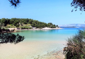 One bedroom apartment with terrace and sea view Jelsa, Hvar (A-4017-a)