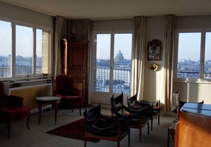 Paris,flat, swimming pool,panoramic view;near Latin quarter